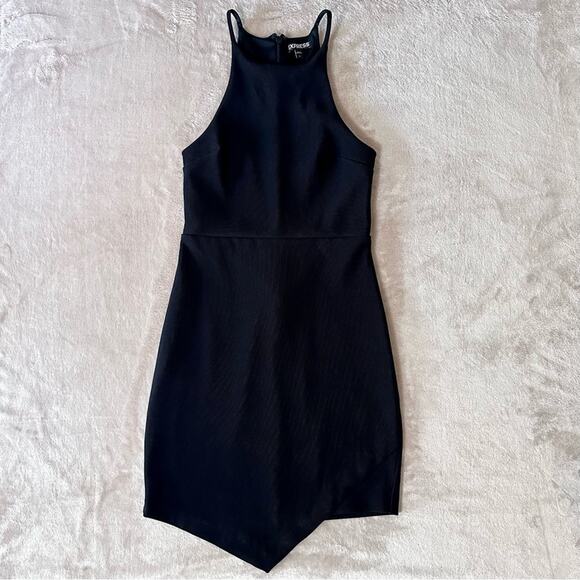 Express Asymmetrical Black Dress - Picture 1 of 6